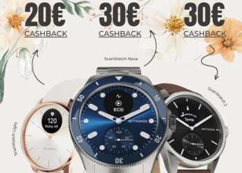 Withings Cashback Aktion Elysee Group April Mai 2025