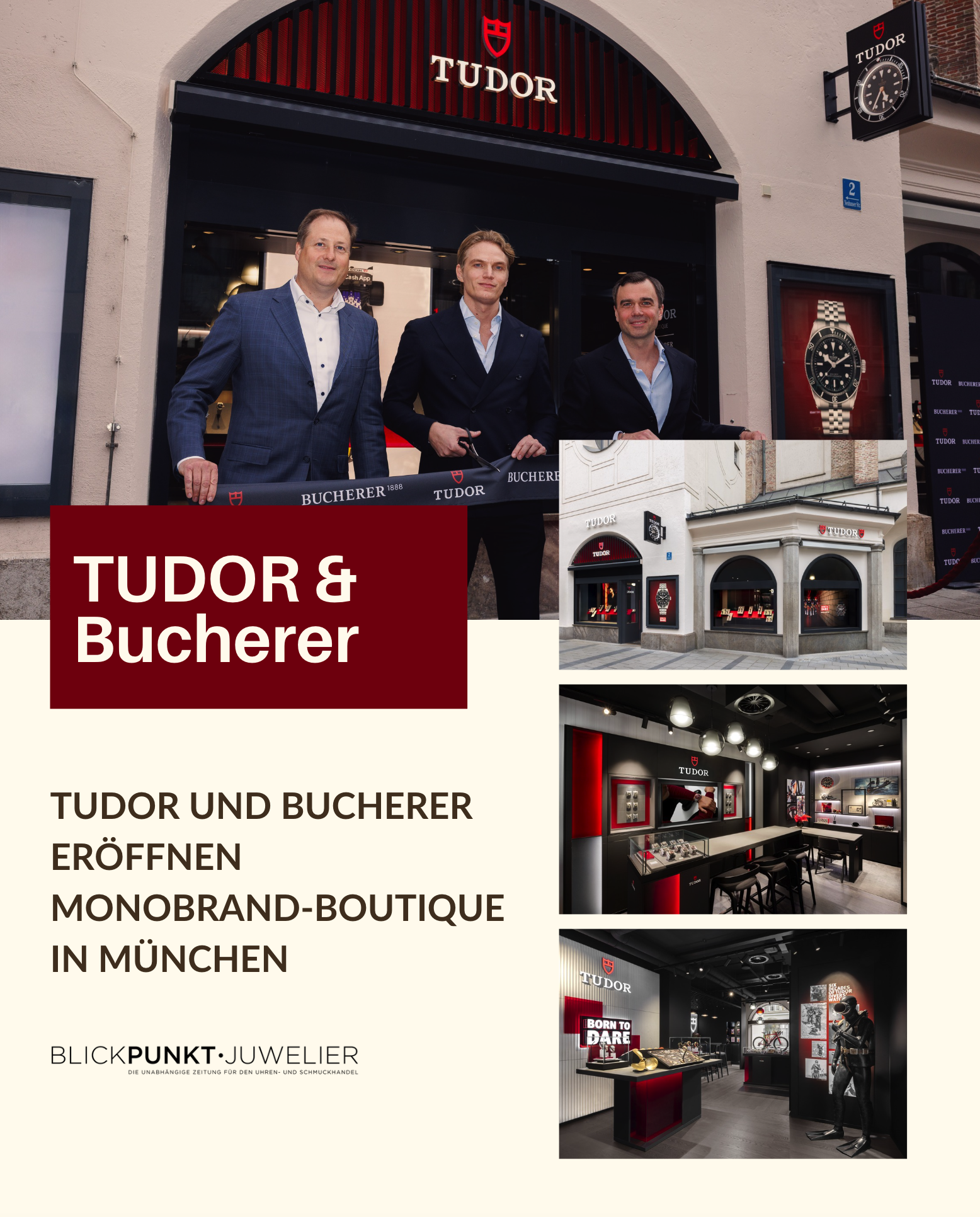Bucherer TUDOR Boutique München Monobrand Bucherer TUDOR Boutique München Monobrand
