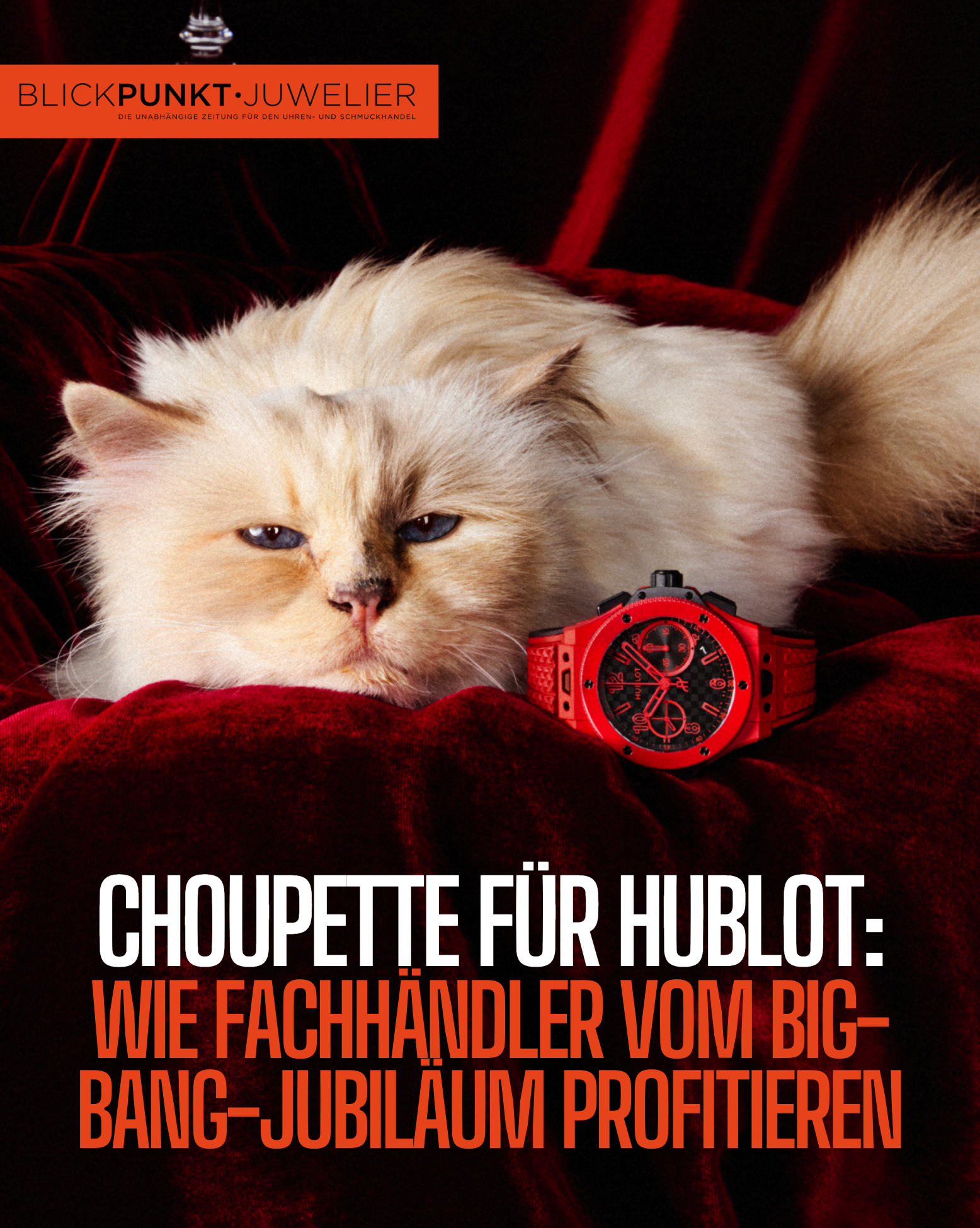 Choupette Hublot Big Bang Kampagne Choupette Hublot Big Bang Kampagne