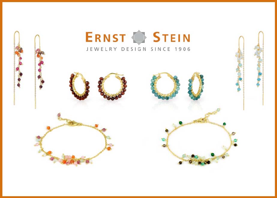 Ernst Stein Farbedelstein Silber