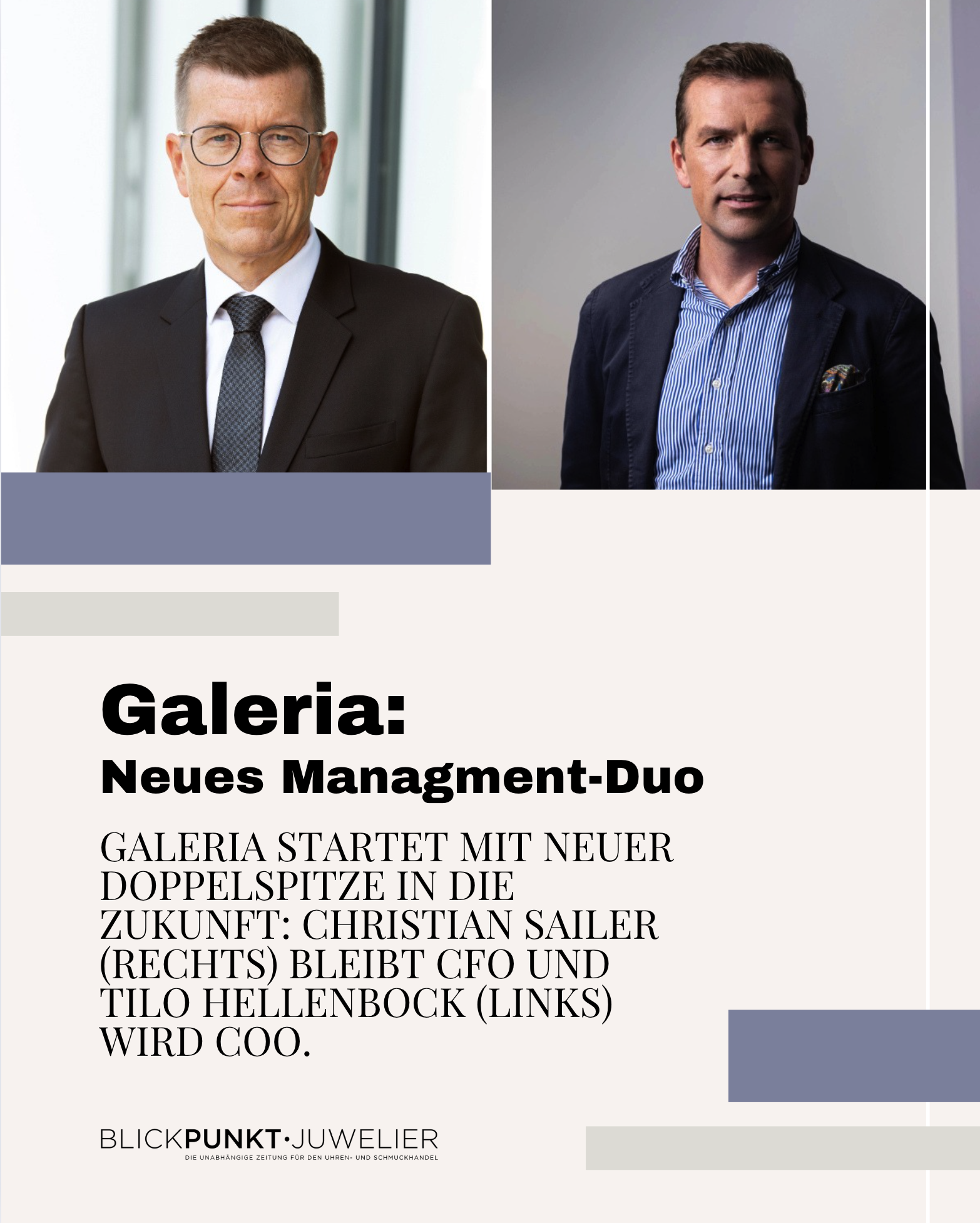 Galeria neues Management Galeria neues Management