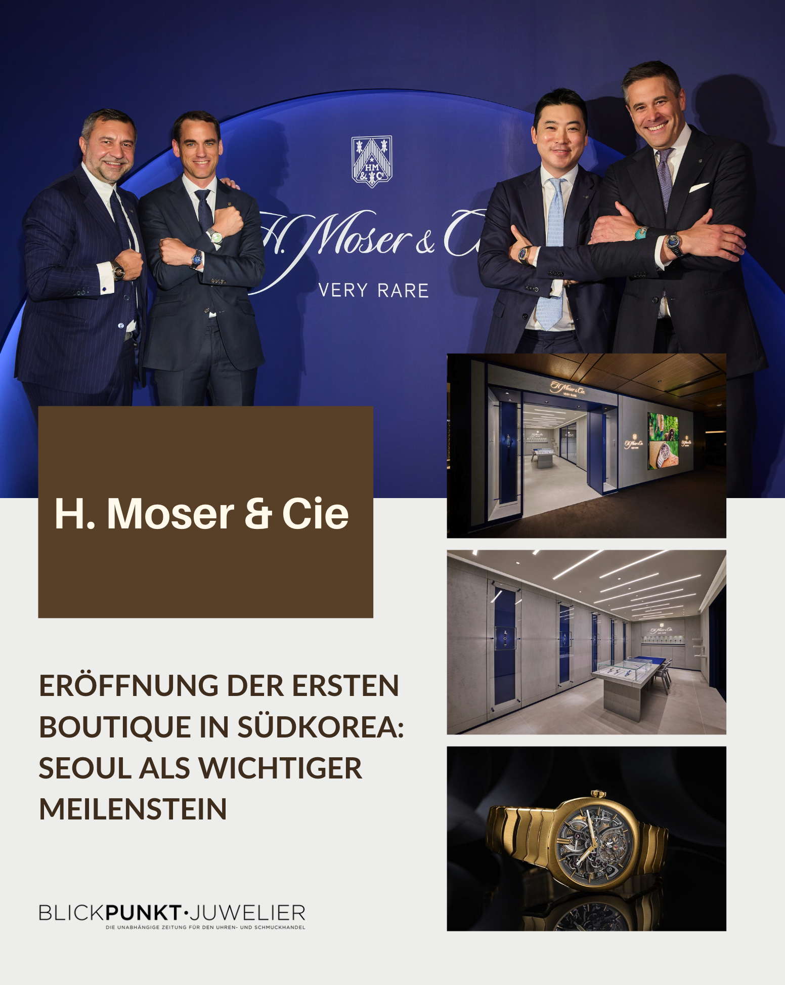 H. Moser & Cie Boutique Korea Seoul BPJ H. Moser & Cie Boutique Korea Seoul BPJ