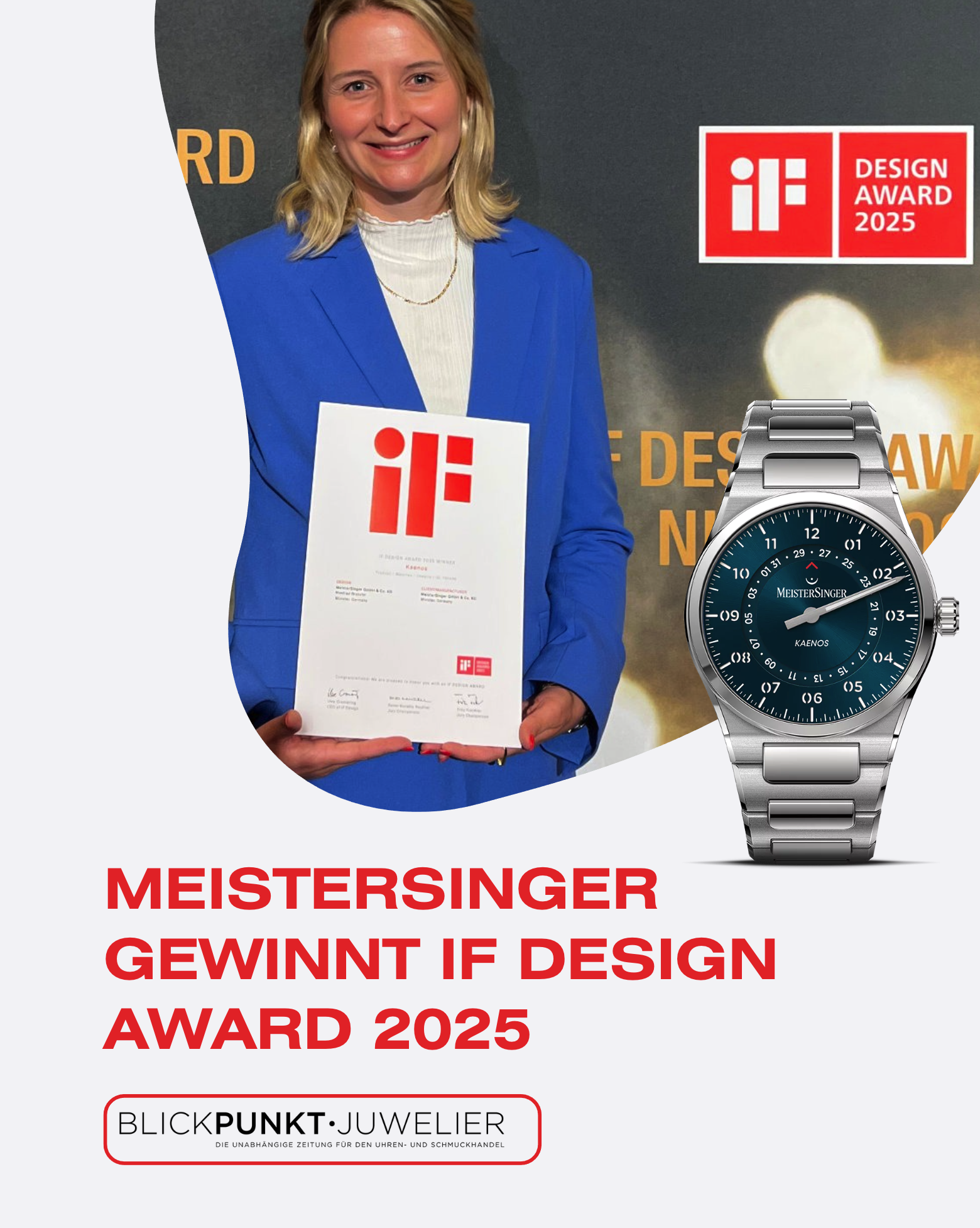 MeisterSinger iF Design Award 2025 Kaenos BPJ