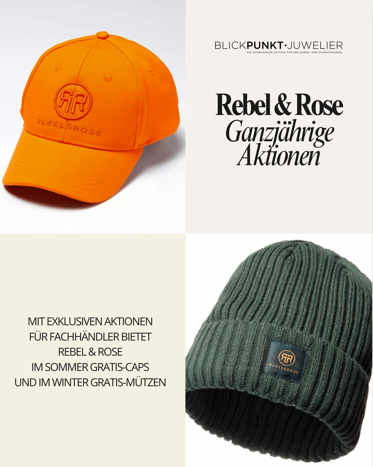 Rebel & Rose Aktionen Fachhandel
