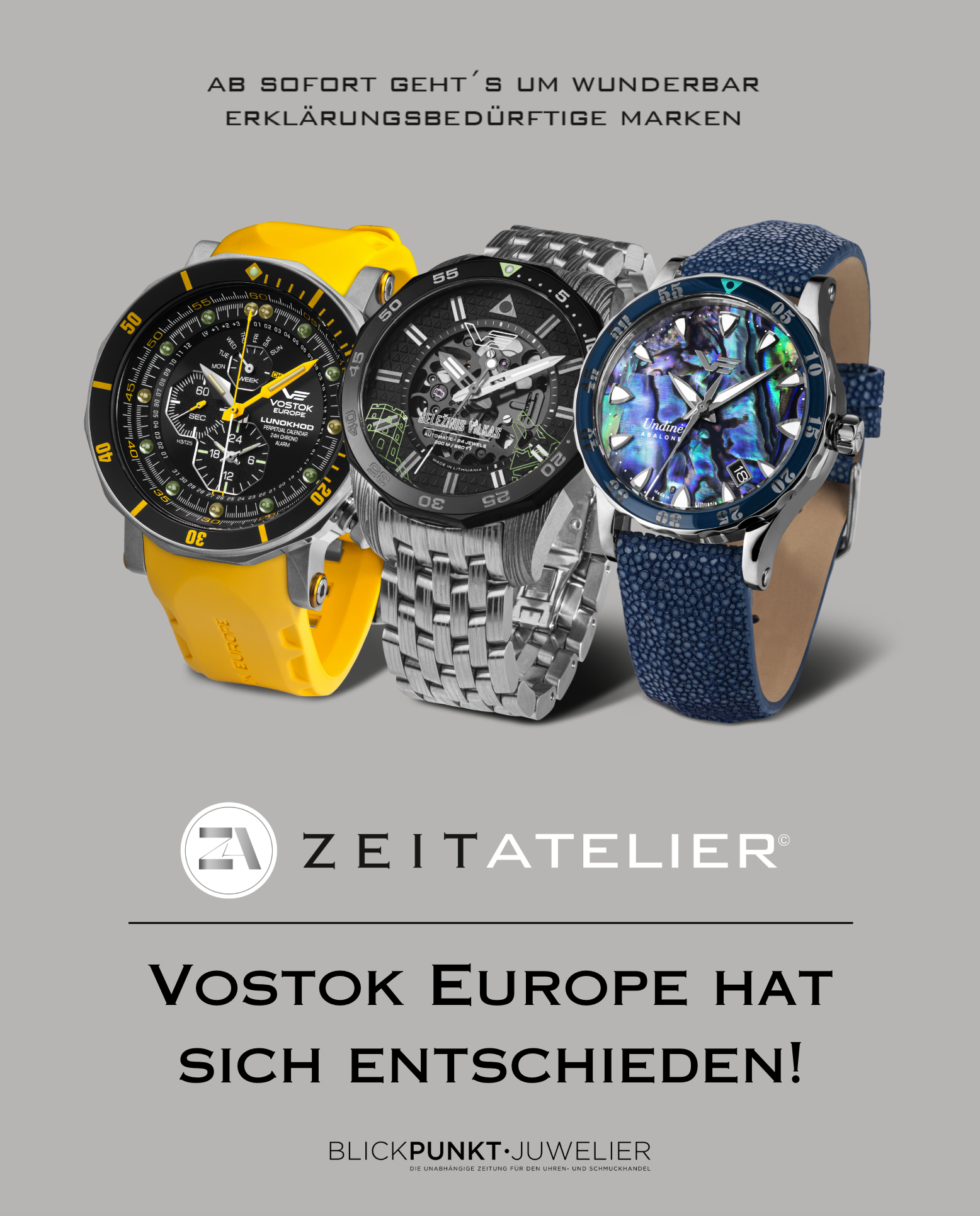 Vostok Europe Zeitatelier Vostok Europe Zeitatelier