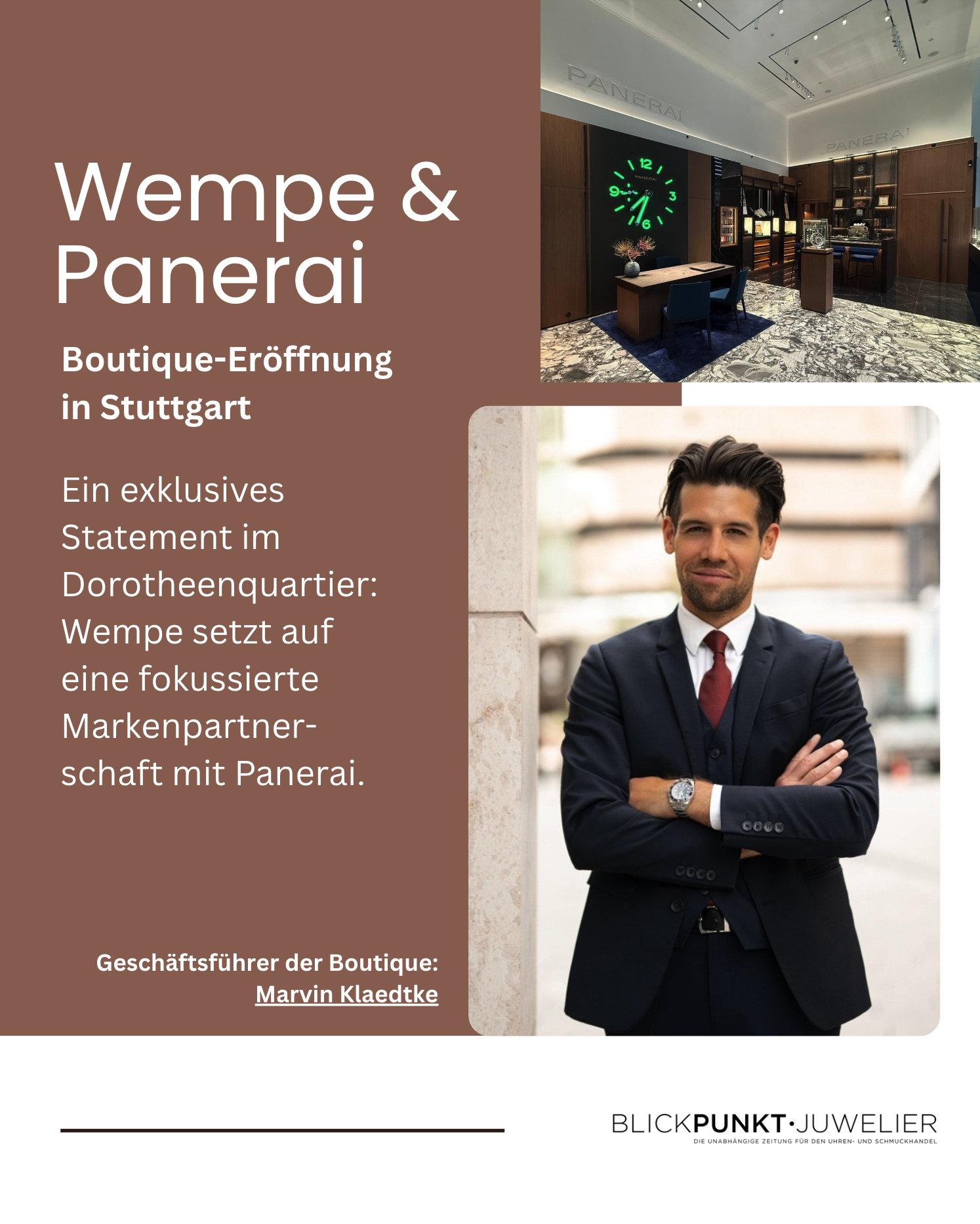 Wempe Panerai Boutique Stuttgart