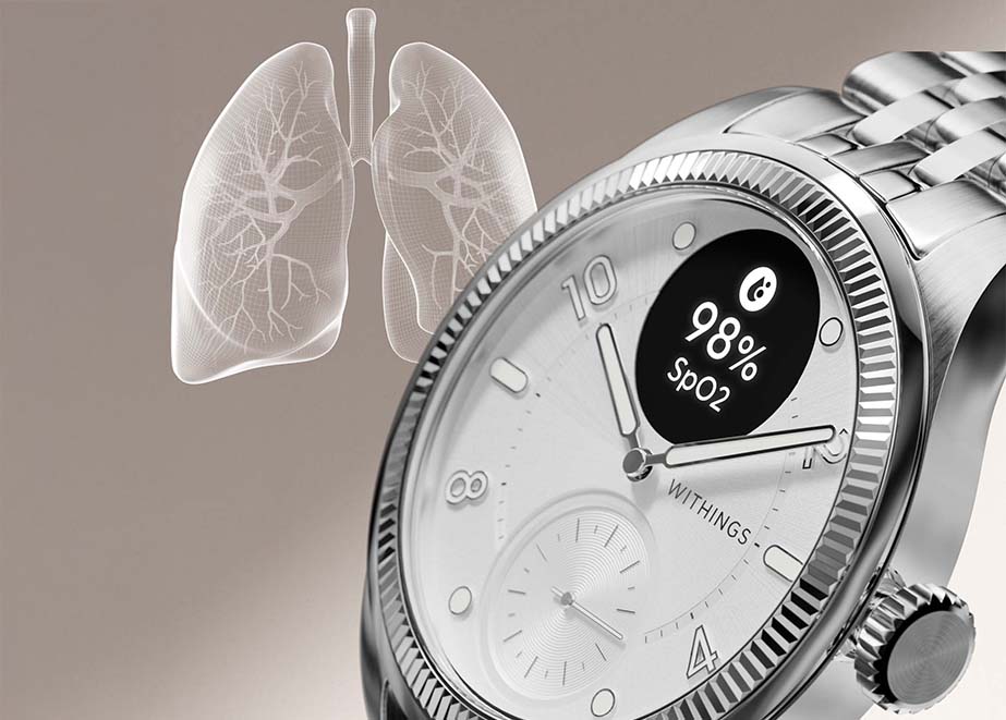 Withings ScanWatch Nova Brilliant Silver Elysee Group
