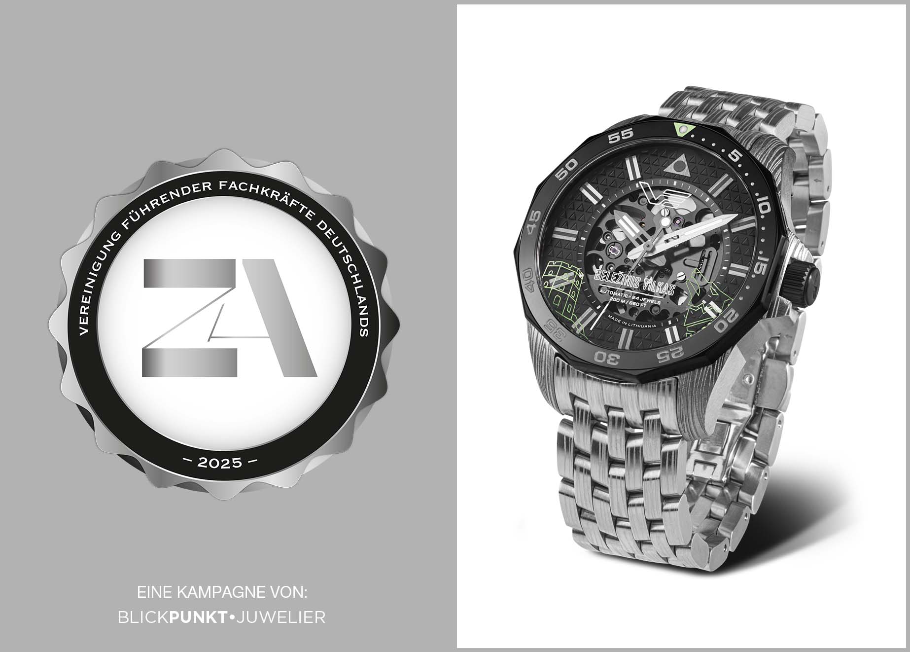 Zeitatelier Vostok Europe Gelezinis