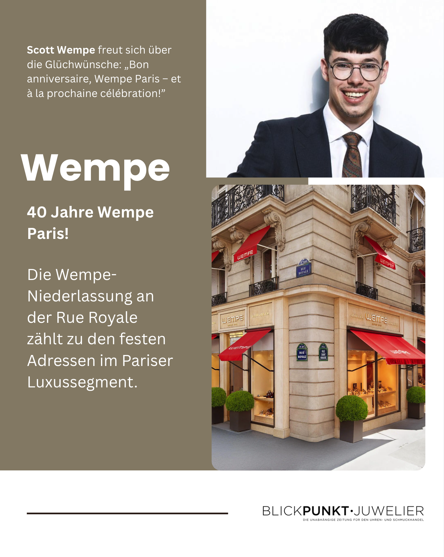 40 Jahre Wempe Paris Scott Wempe SOM