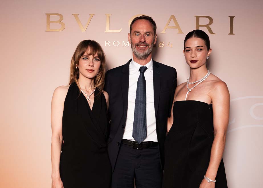 Bulgari Event München Alicia von Rittberg und Bart De Boever und Lisa Marie Koroll