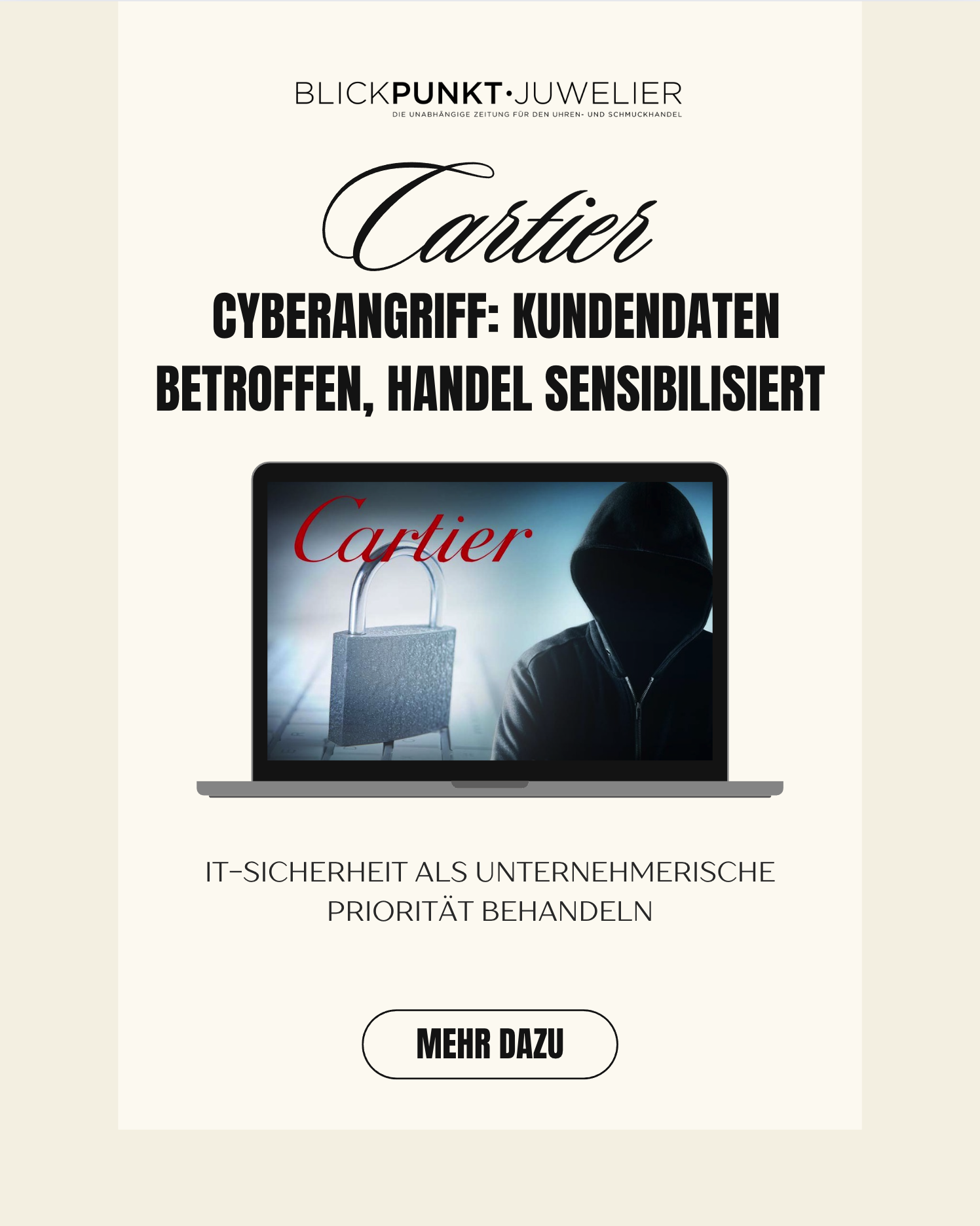 Cartier Hack Angriff Cartier Hack Angriff