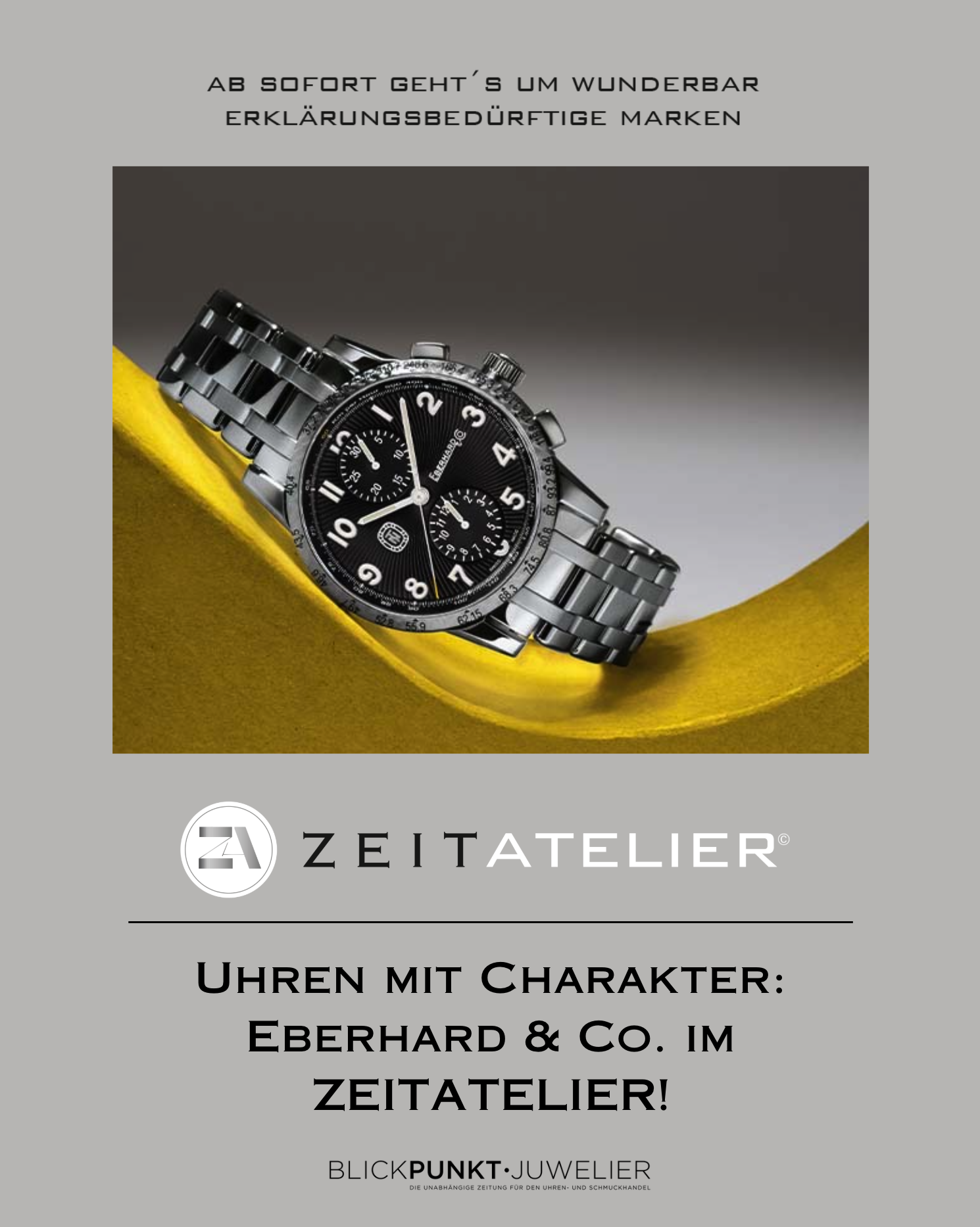 Eberhard & Co Zeitatelier Marke