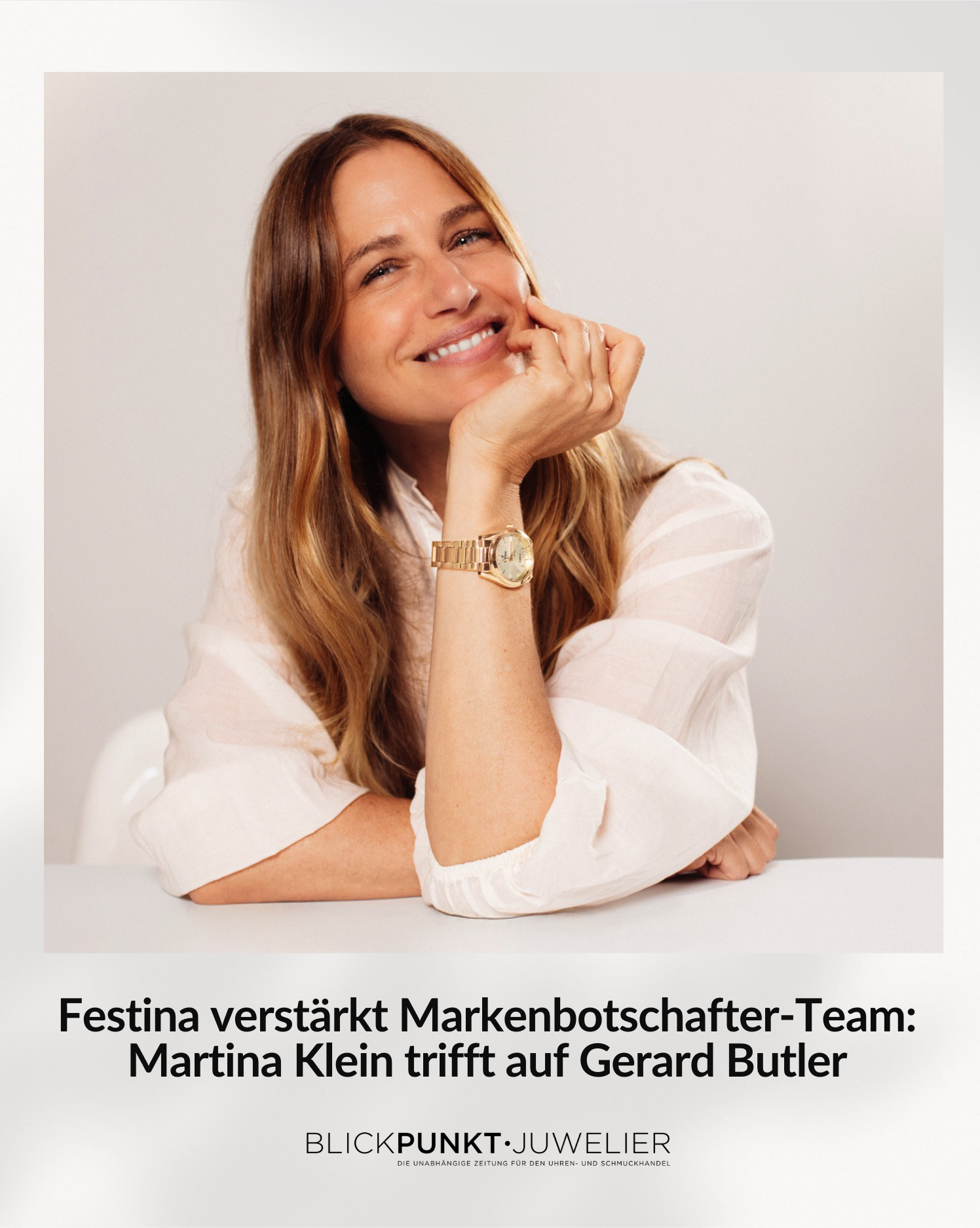 Festina Markenbotschafterin Martina Klein