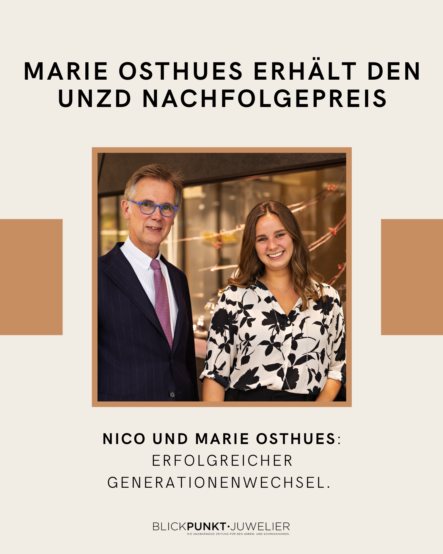 Marie Osthues UNZD Nachfolgepreis