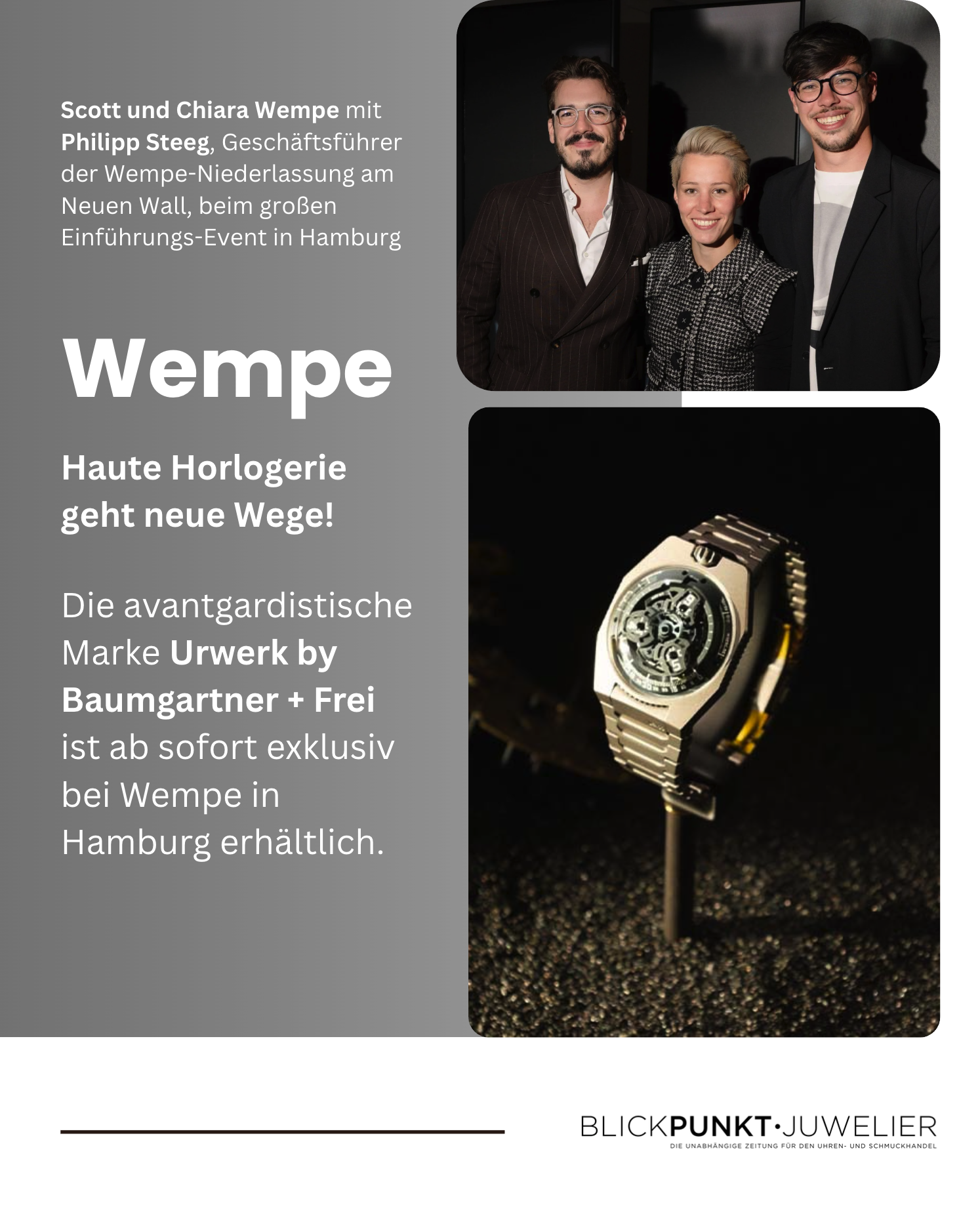 Wempe Urwerk Einführung