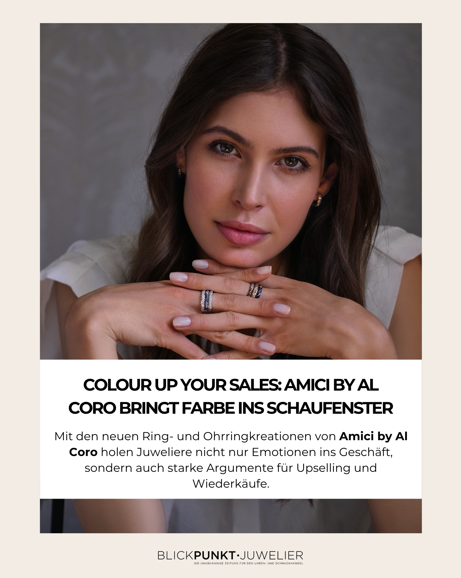 Amici by Al Coro neue Ringe und Ohrringe Amici by Al Coro neue Ringe und Ohrringe