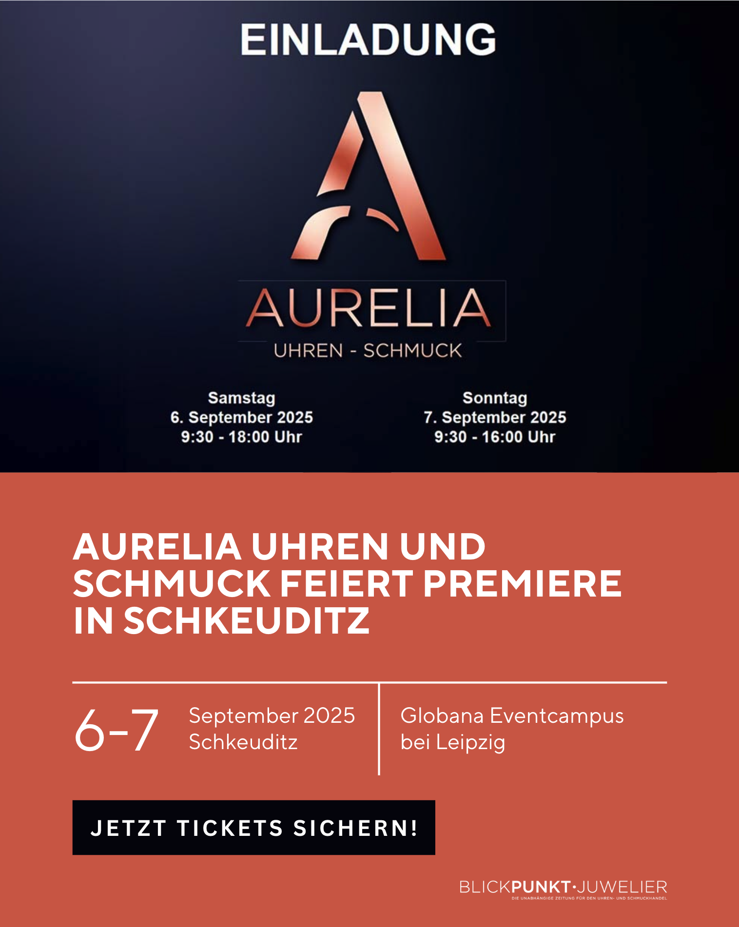 Aurelia Schmuck Uhren Messe