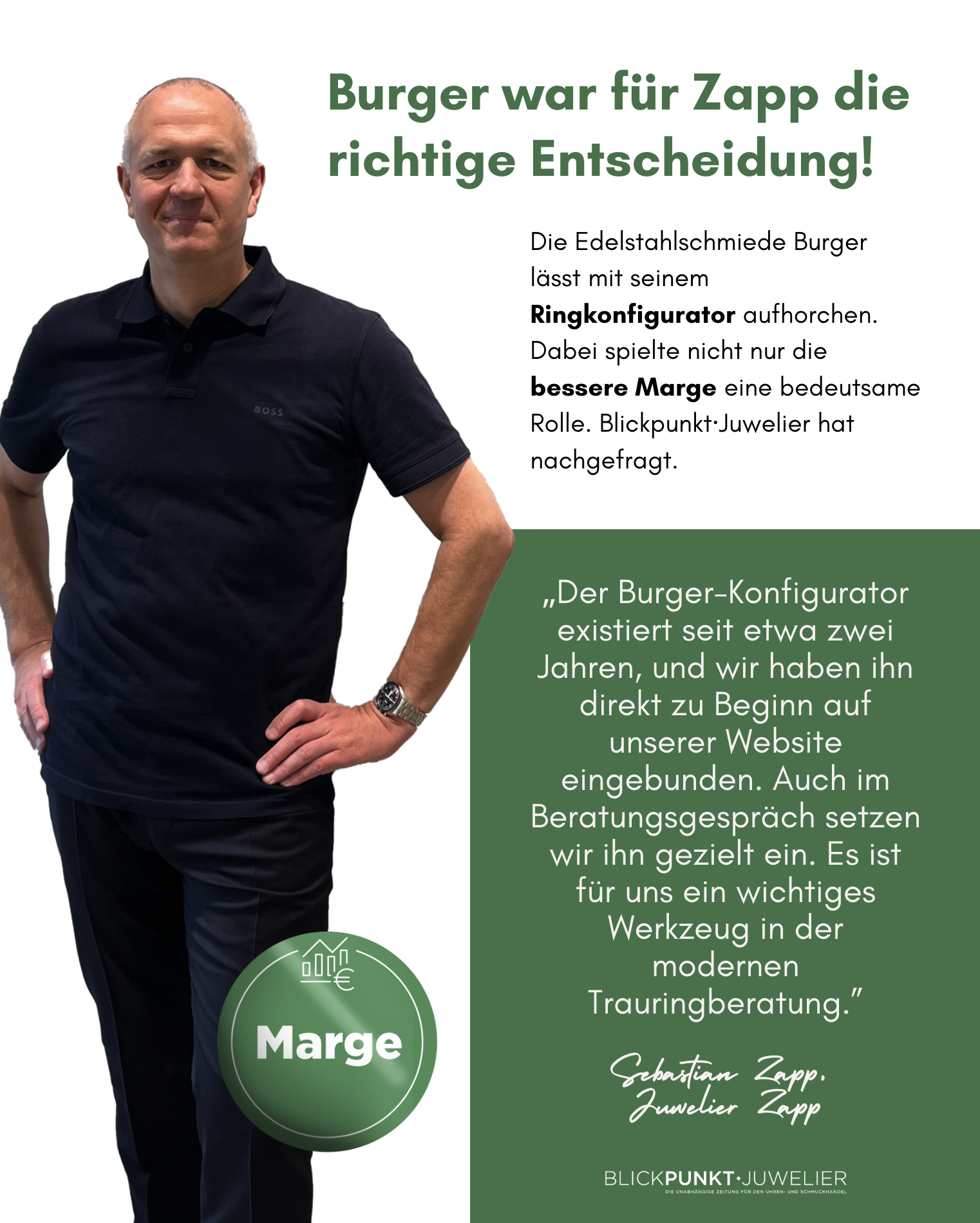 Burger Edelmetalle Juwelier Zapp Zitat