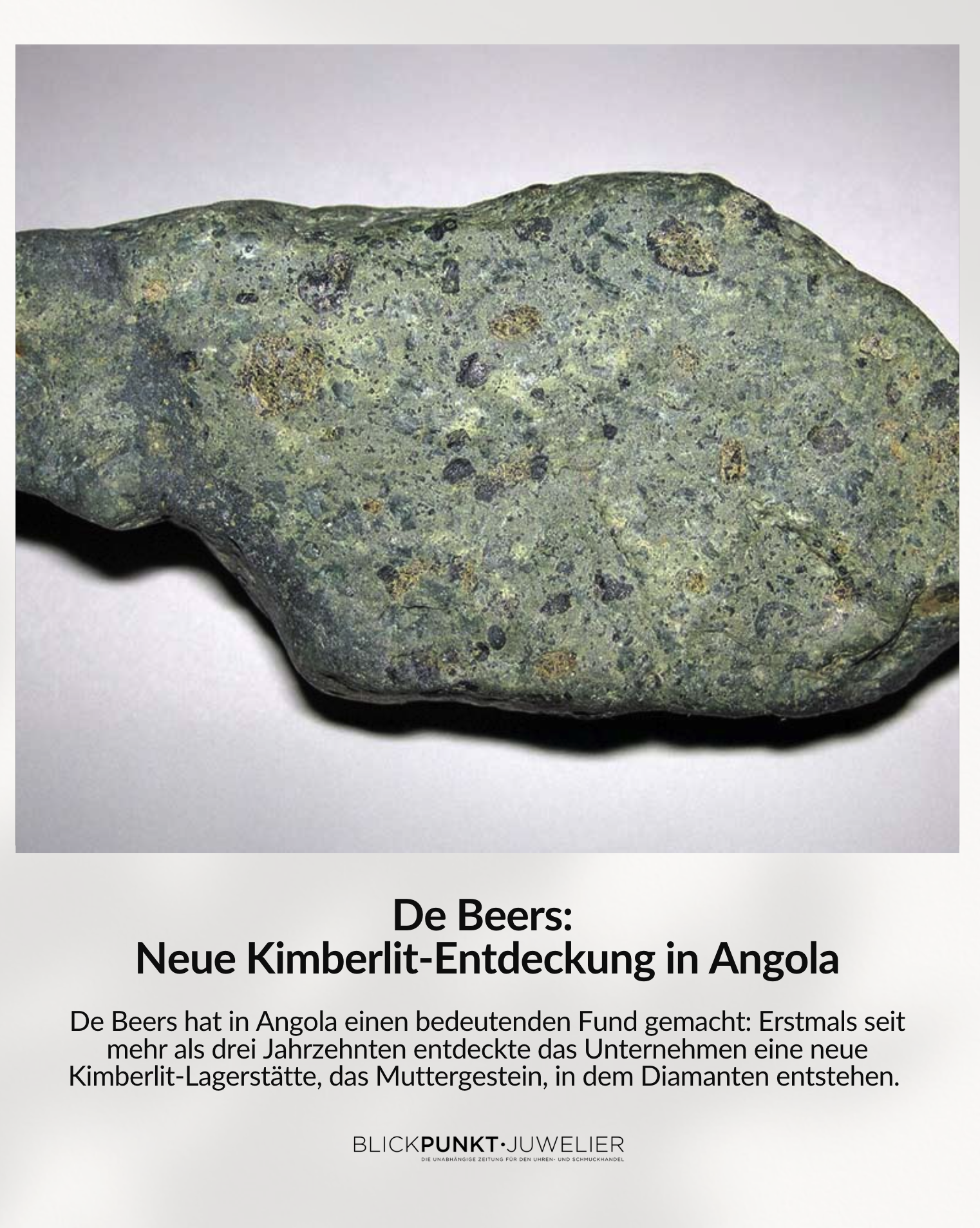 De Beers Kimberlit Angola