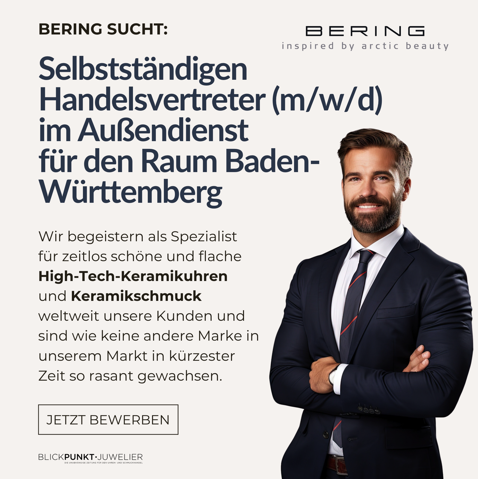 BERING Handelsvertreter Baden Württemberg gesucht BERING Handelsvertreter Baden Württemberg gesucht