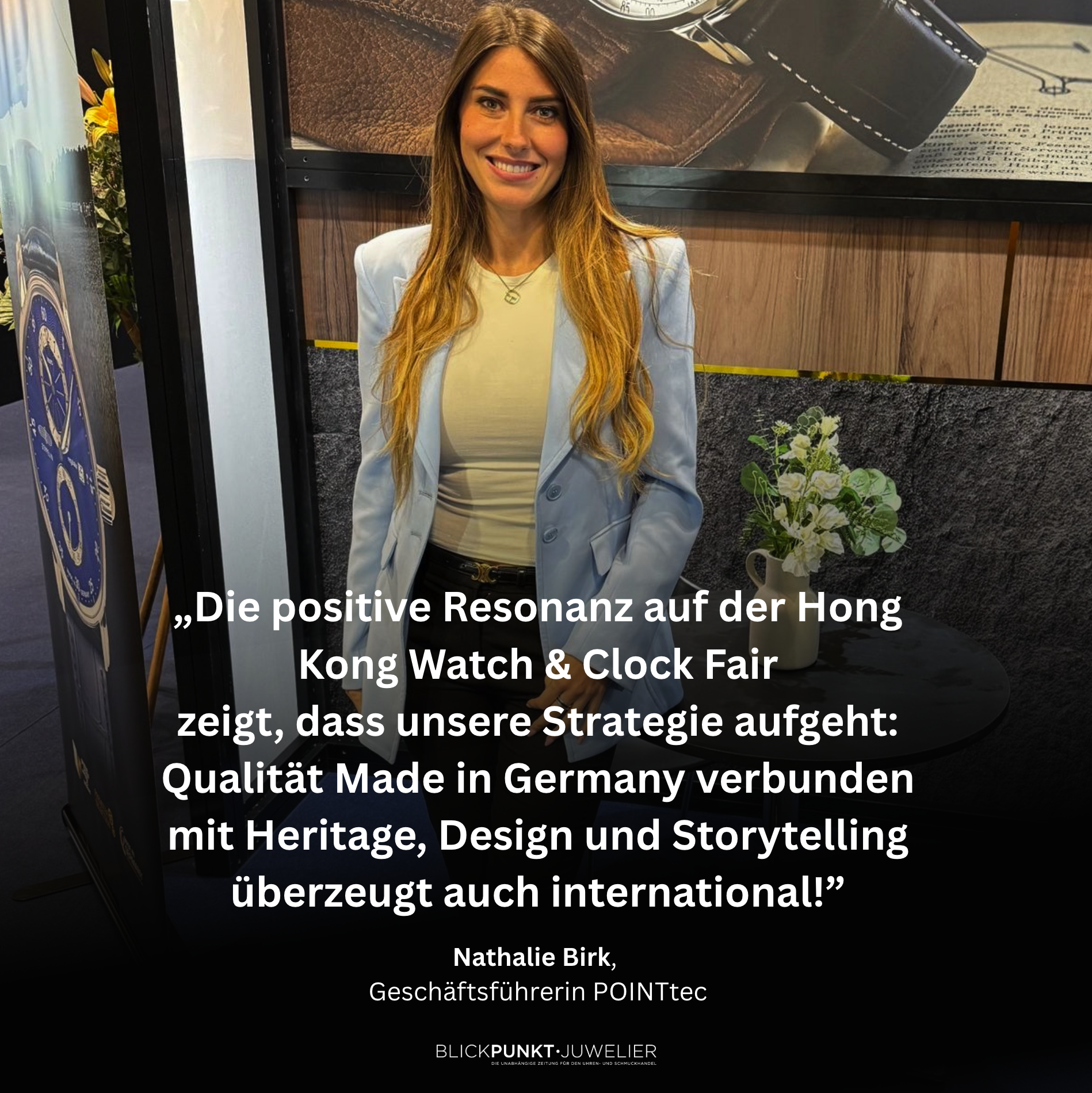 Hong Kong Watch Fair POINTtec Nathalie Birk