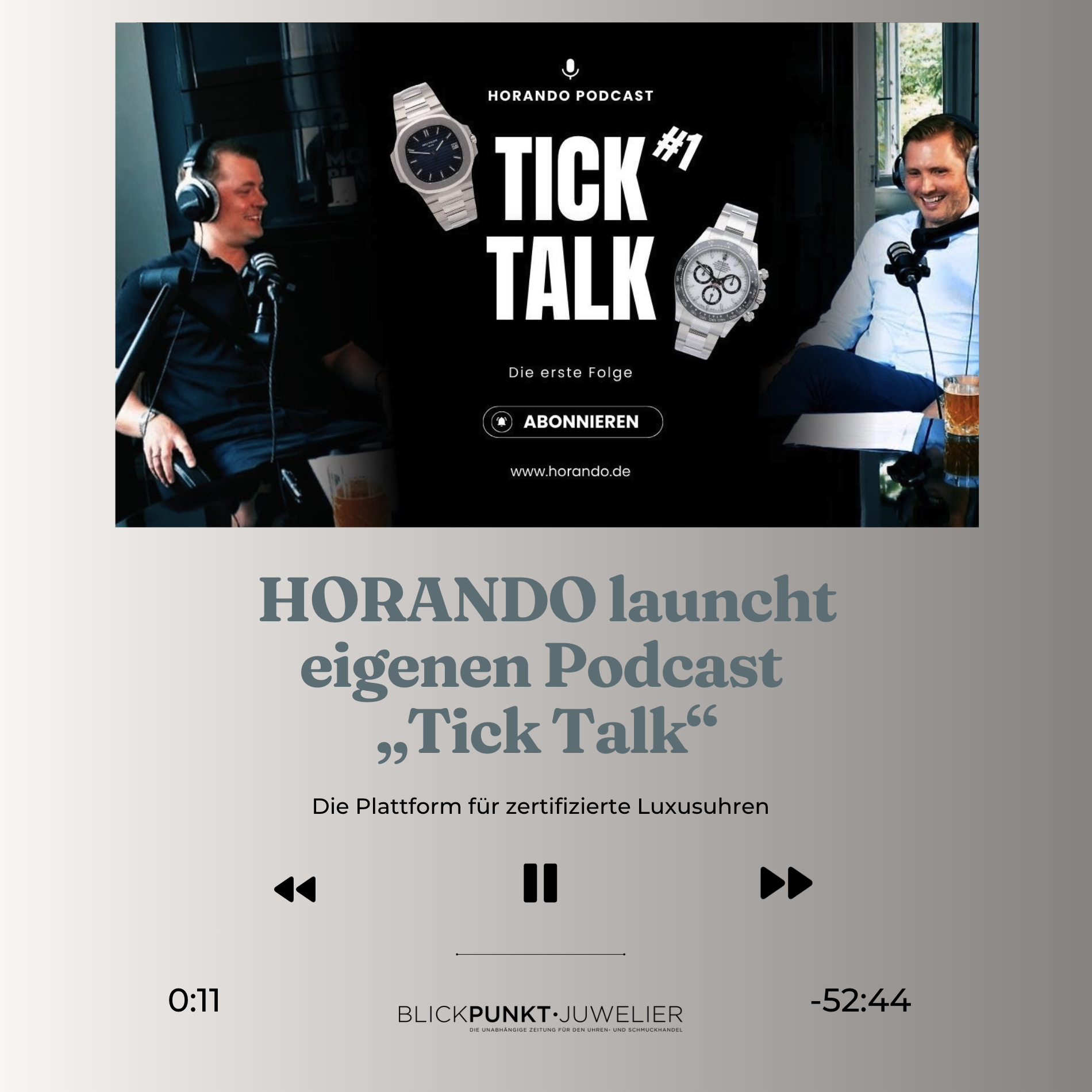 Horando Podcast Tick Talk Horando Podcast Tick Talk