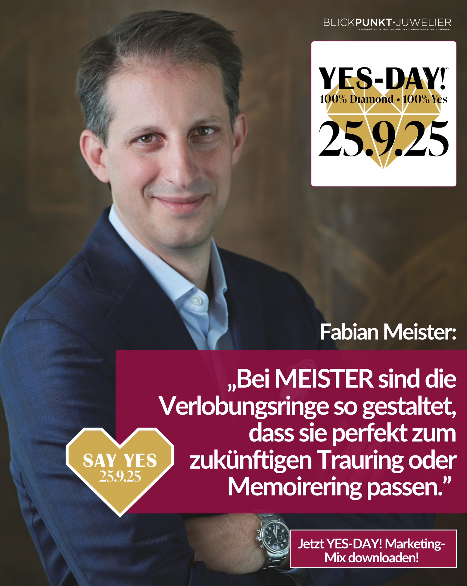 Meister Verlobungsringe YES DAY Fabian Meister Meister Verlobungsringe YES DAY Fabian Meister
