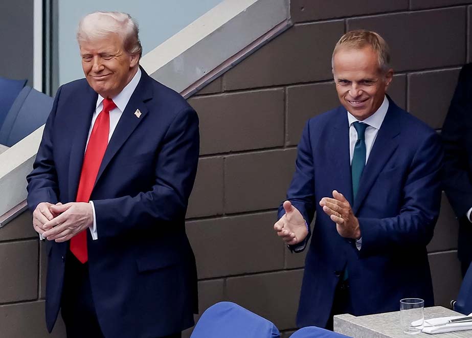 US Open Donald Trump Jean-Frédéric Dufour Rolex Zölle