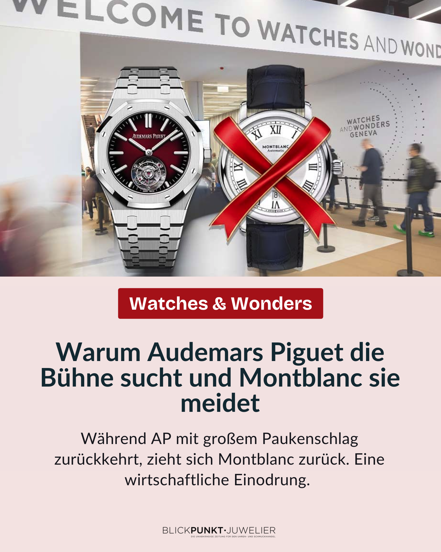 Watches & Wonders 2026 Audemars Piguet Montblanc
