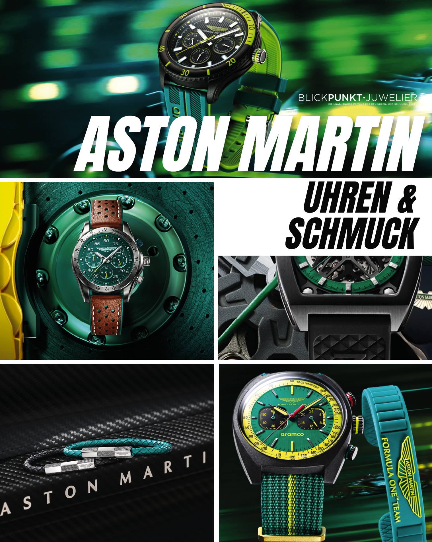 Aston Martin Uhren und Schmuck Kollektion Aston Martin Uhren und Schmuck Kollektion