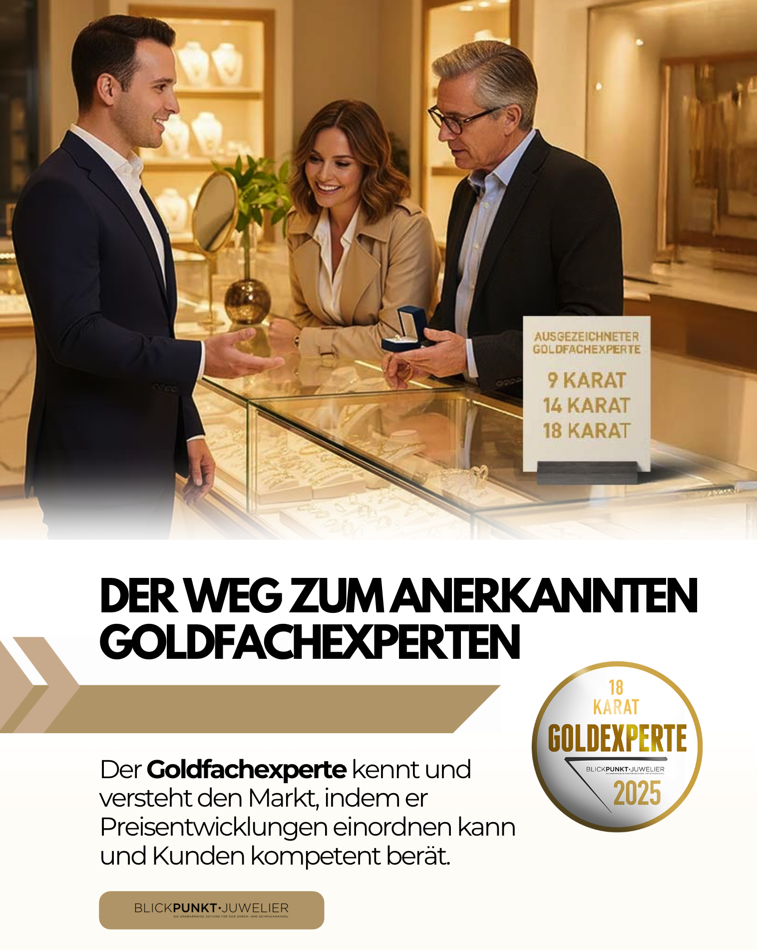 Der Weg zum Goldfachexperten