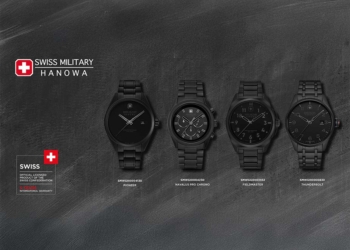 ELYSEE Group Swiss Military Hanowa Black Collection