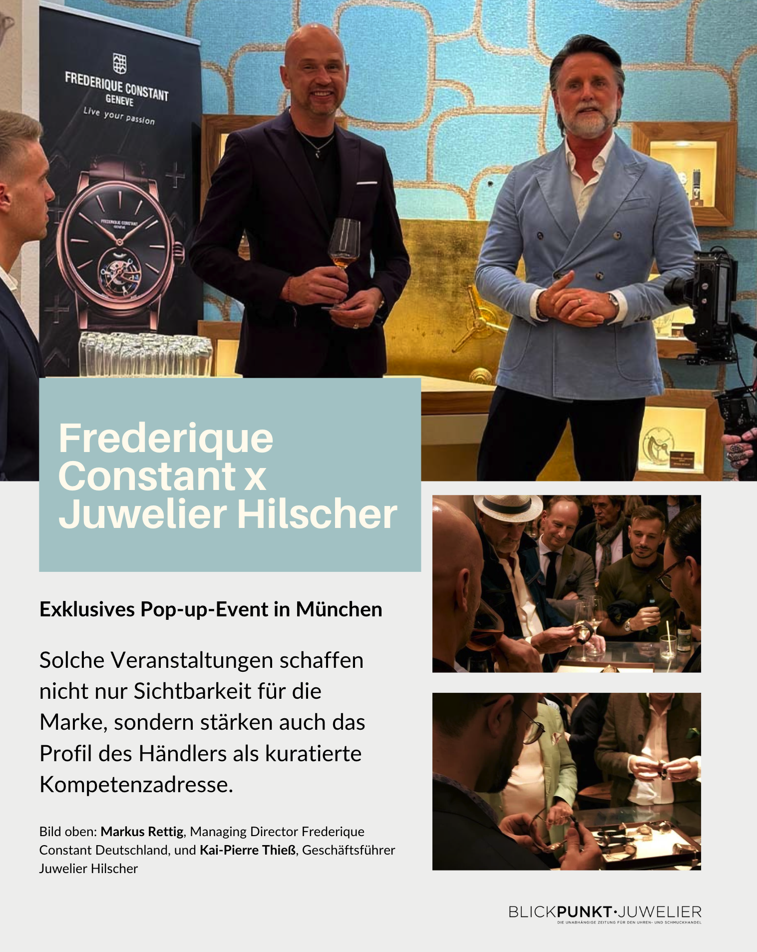 Frederique Constant Juwelier Hilscher München