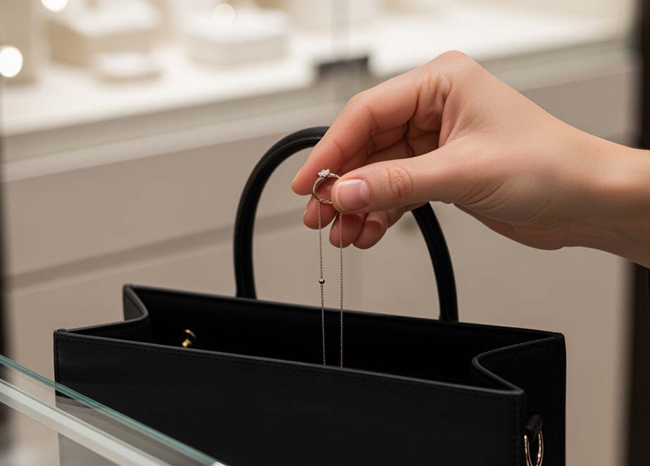 Ladendiebstahl Juwelier Schmuck