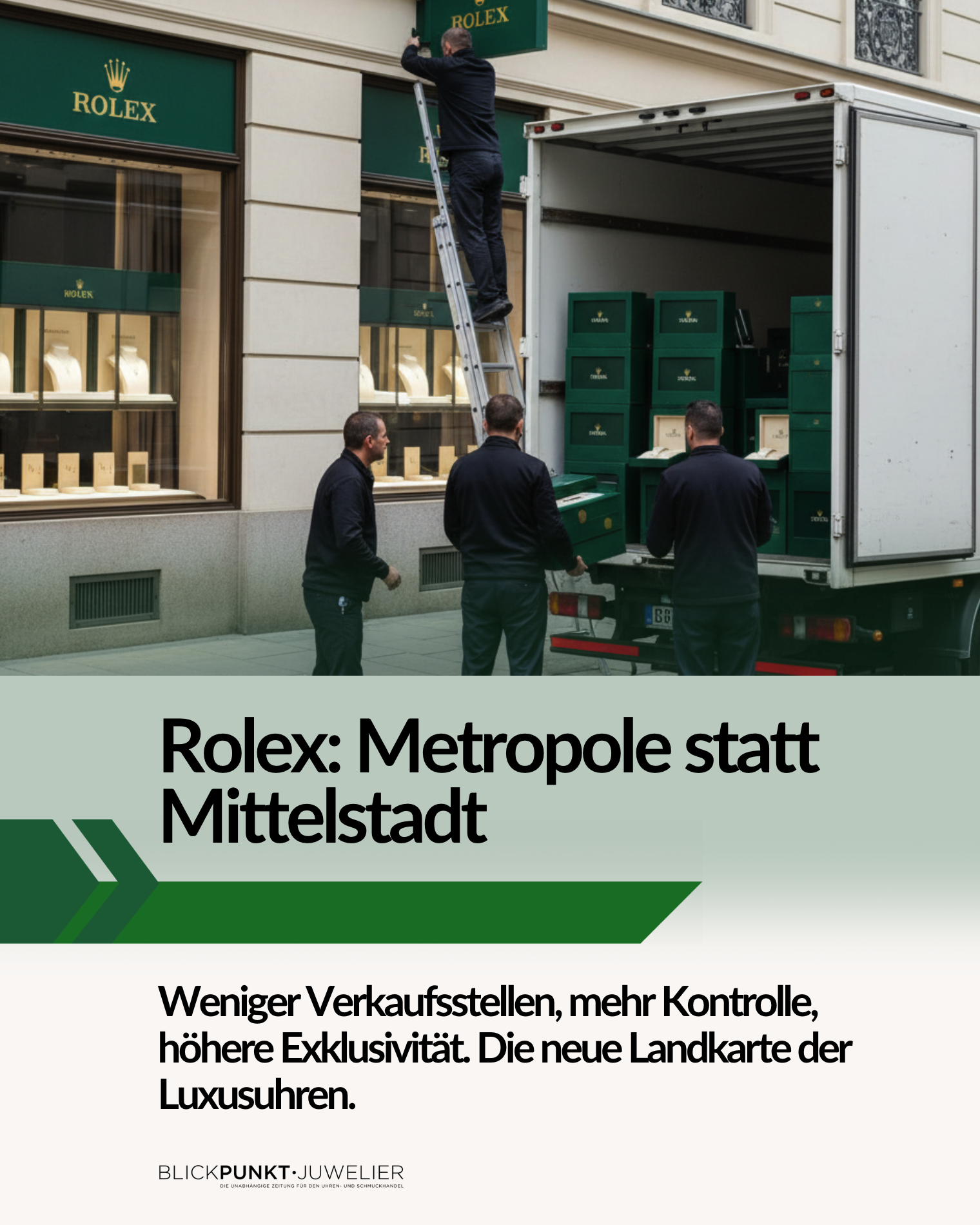 Rolex Metropole statt Mittelstadt