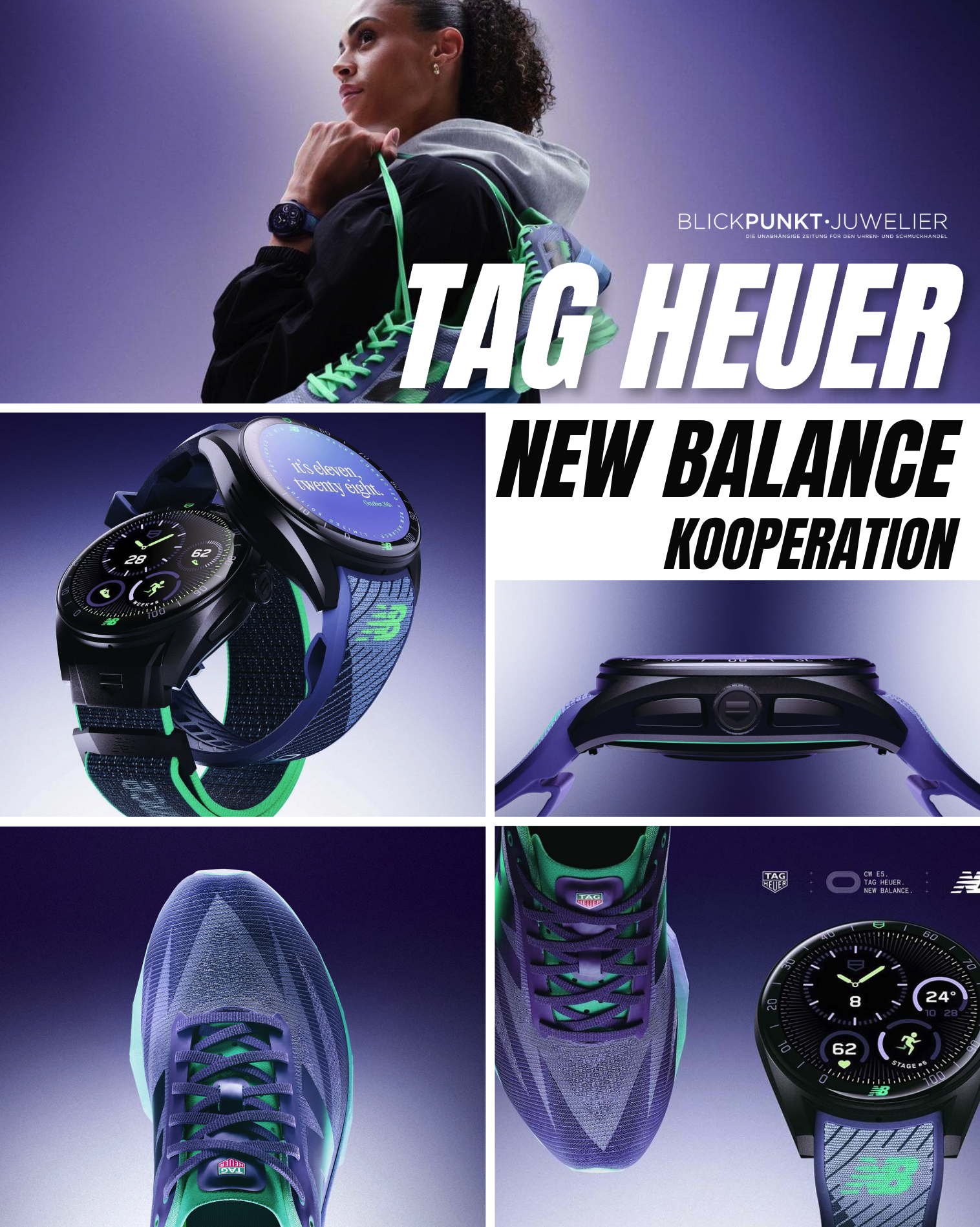TAG Heuer New Balance Kooperation TAG Heuer New Balance Kooperation