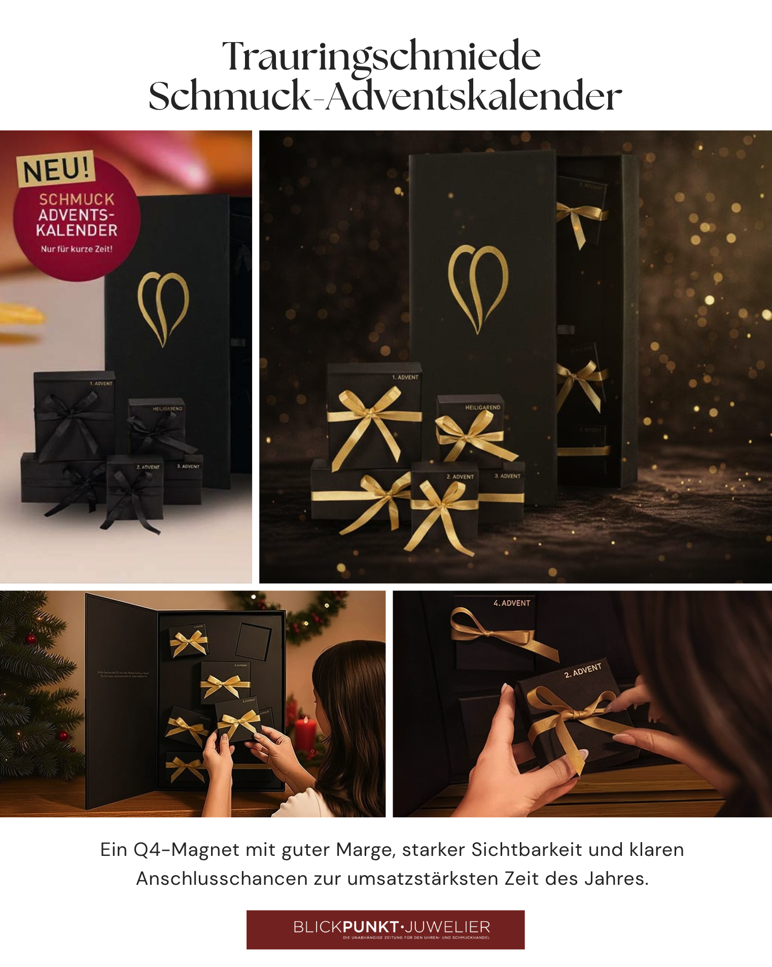Trauringschmiede Schmuck Adventskalender 2025 BPJ
