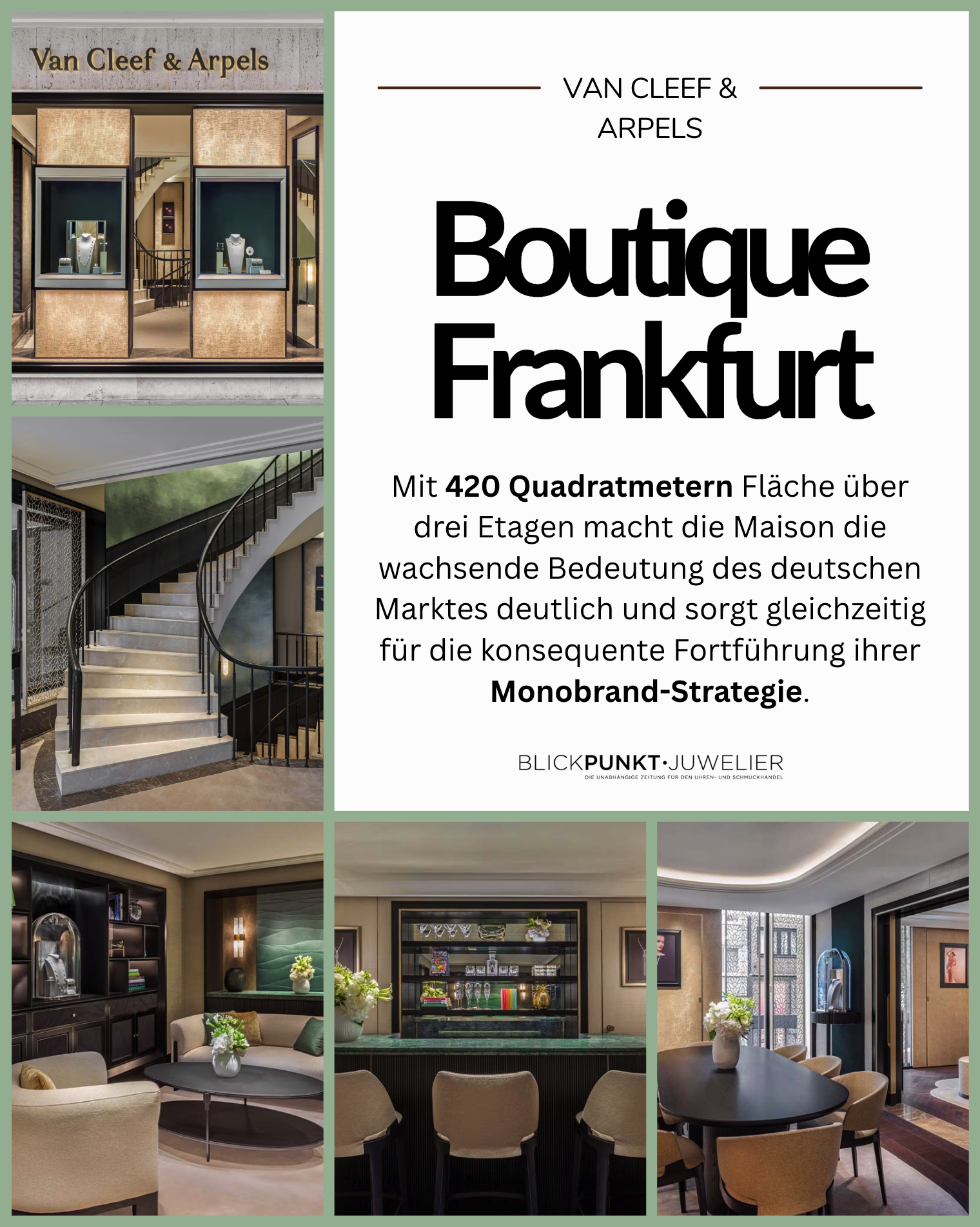 Van Cleef & Arpels Boutique Frankfurt Main Eröffnung