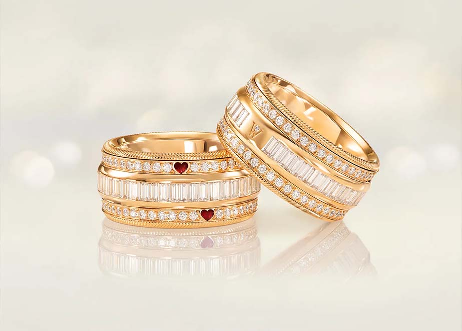 Wellendorff Ring Zwei Herzen eine Seele