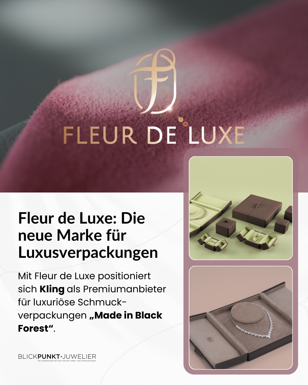 Kling Fleur de Luxe Verpackungen