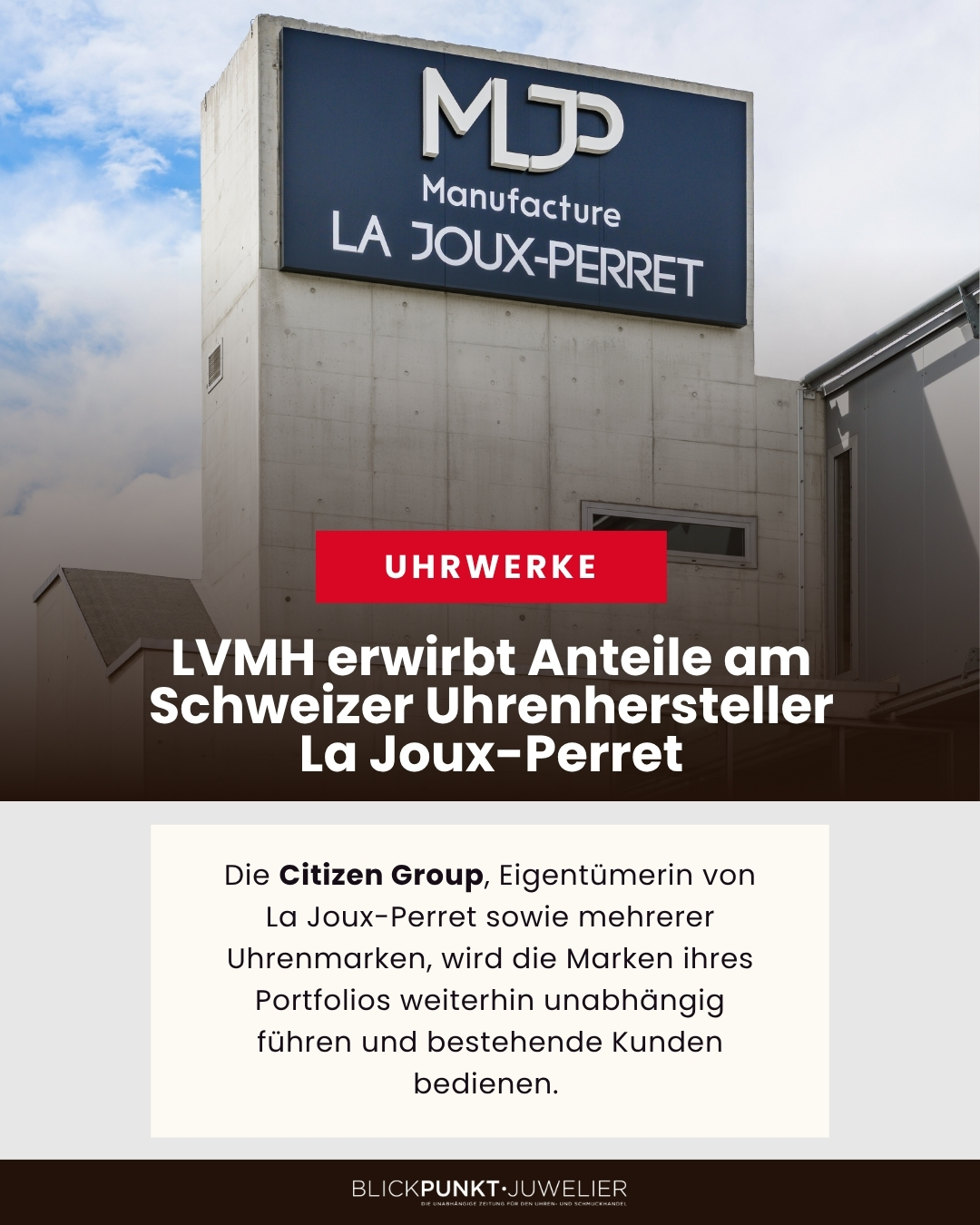 LVMH Übernahme La Joux Perret