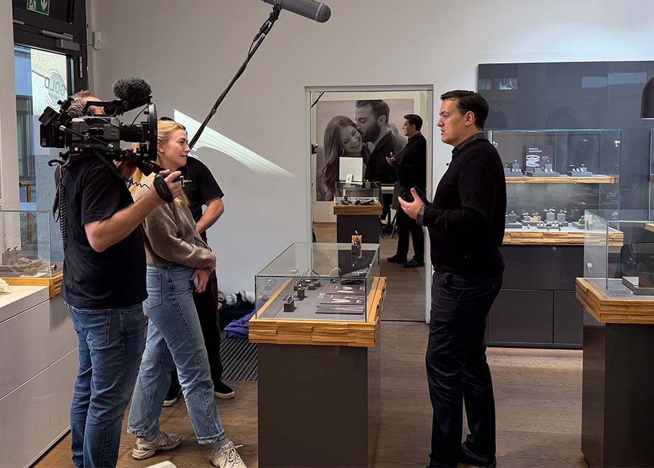 Pro7 zu Gast in der Trauringschmiede