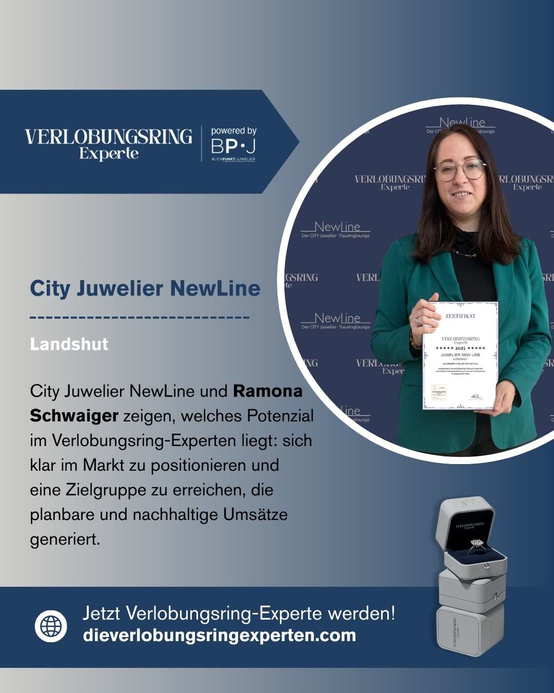 City Juwelier NewLine Landshut Verlobungsring Experte