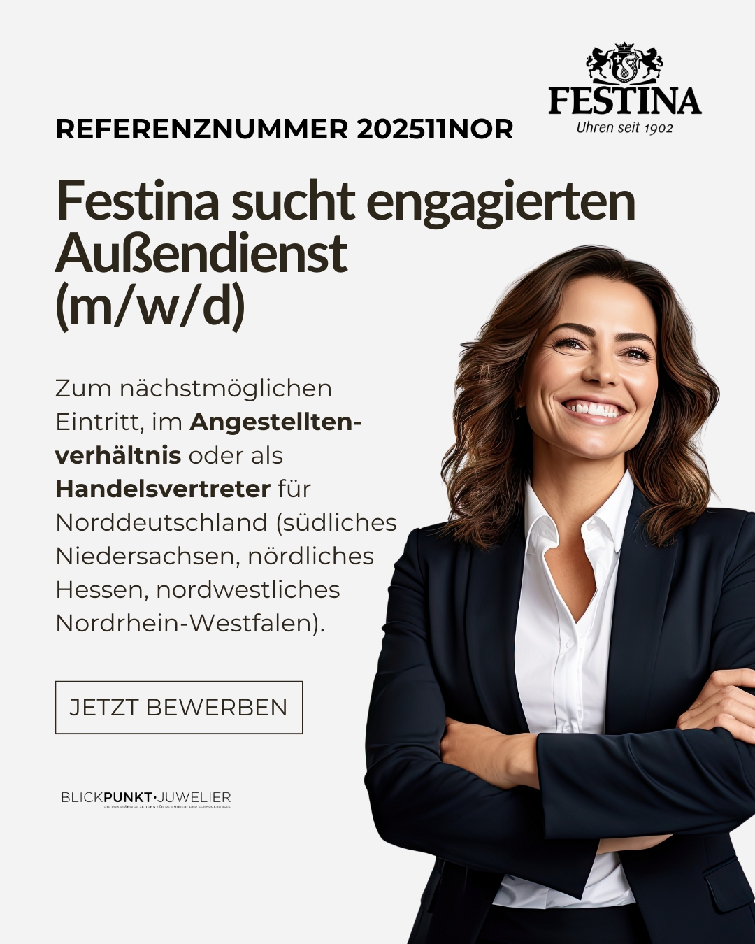 Festina Deutschland Außendienst Stellenangebot Job