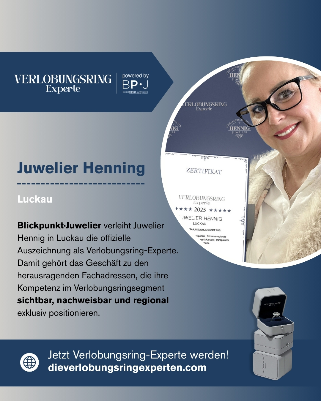 Juwelier Henning Luckau Verlobungsring Experte