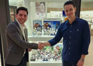 Juwelier Schröder Pierre Lannier Xaver-Josef Stadler und rechts Herrn Björn Bartsch (Geschäftsführer)