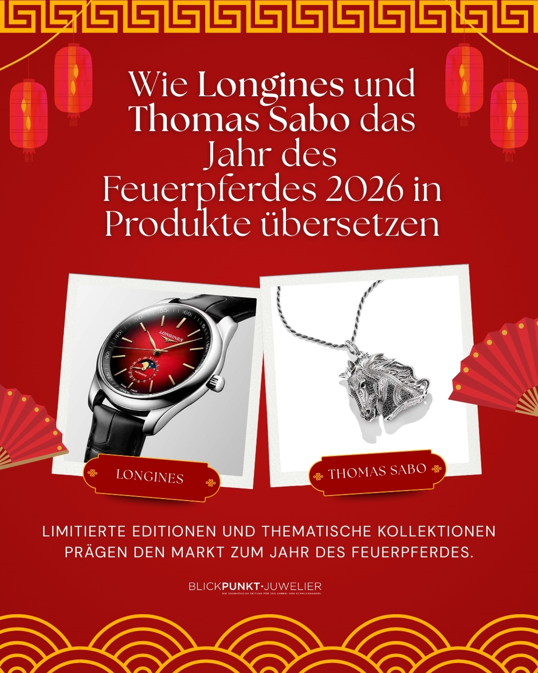 Longines Thomas Sabo Jahr des Feuerpferdes Longines Thomas Sabo Jahr des Feuerpferdes