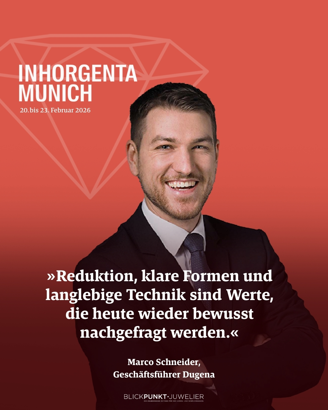 Dugena Marco Schneider Inhorgenta 2026 Dugena Marco Schneider Inhorgenta 2026