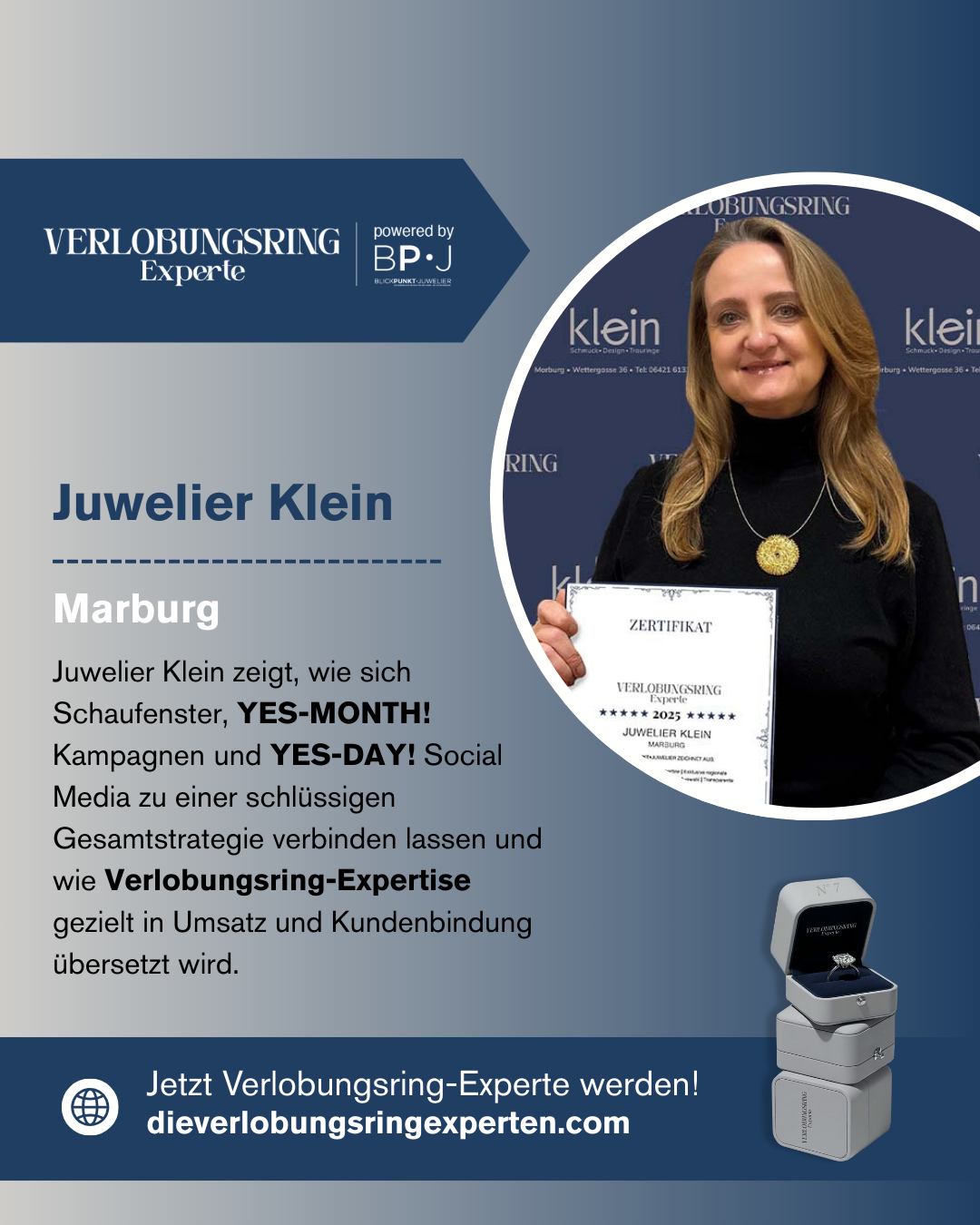 Juwelier Klein Verlobungsring Experte Marburg