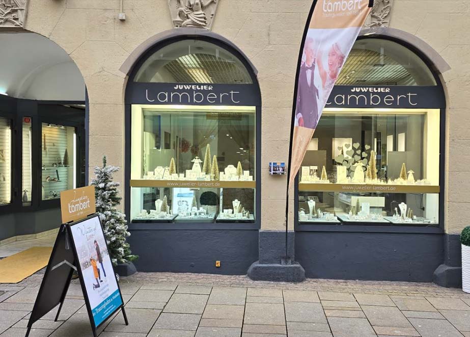 Juwelier Lambert Verlobungsring Experte Wiesbaden Geschäft